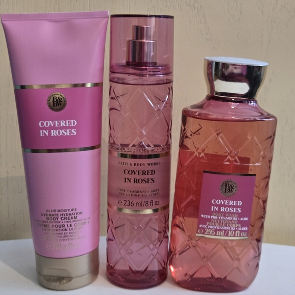 Bath & Body Works "Covered In Roses" Trio - Picture 2 of 5